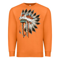 Carrot indian headress Premium Sweatshirt - AdoDesignShop