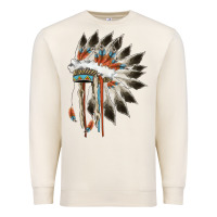 Sandshell indian headress Premium Sweatshirt - AdoDesignShop