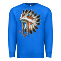 True Royal indian headress Premium Sweatshirt - AdoDesignShop