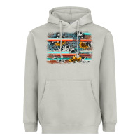 Moon Dust serape cowhide sunflower background Heavyweight Hoodie - AdoDesignShop