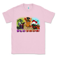Bubblegum Pink happy hallothanksmas gnomes Classic Tee - CowGirlArtShop