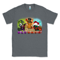 Charcoal Heather happy hallothanksmas gnomes Classic Tee - CowGirlArtShop