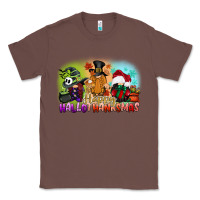 Chestnut happy hallothanksmas gnomes Classic Tee - CowGirlArtShop