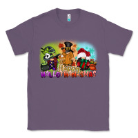 Lavender happy hallothanksmas gnomes Classic Tee - CowGirlArtShop