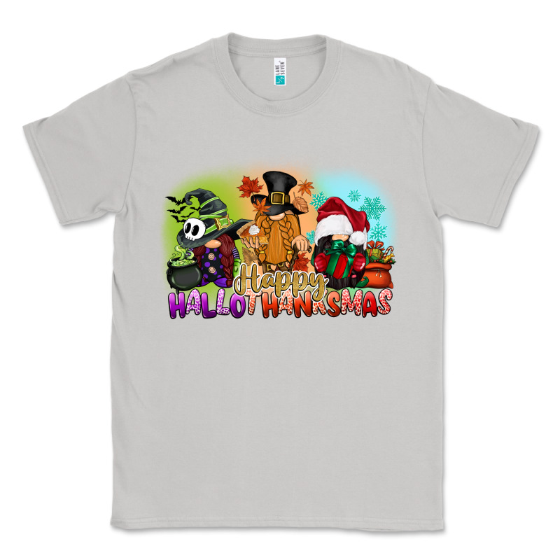 Happy Hallothanksmas Gnomes Classic Tee by CowGirlArtShop | Teevron