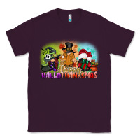Plum happy hallothanksmas gnomes Classic Tee - CowGirlArtShop