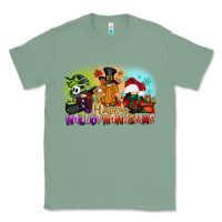 Sage happy hallothanksmas gnomes Classic Tee - CowGirlArtShop