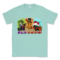 Seafoam happy hallothanksmas gnomes Classic Tee - CowGirlArtShop