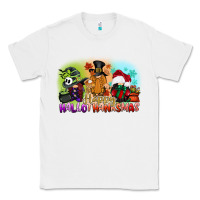 White happy hallothanksmas gnomes Classic Tee - CowGirlArtShop