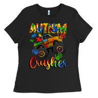 Black autism crusher Ladies Tee - CowGirlArtShop