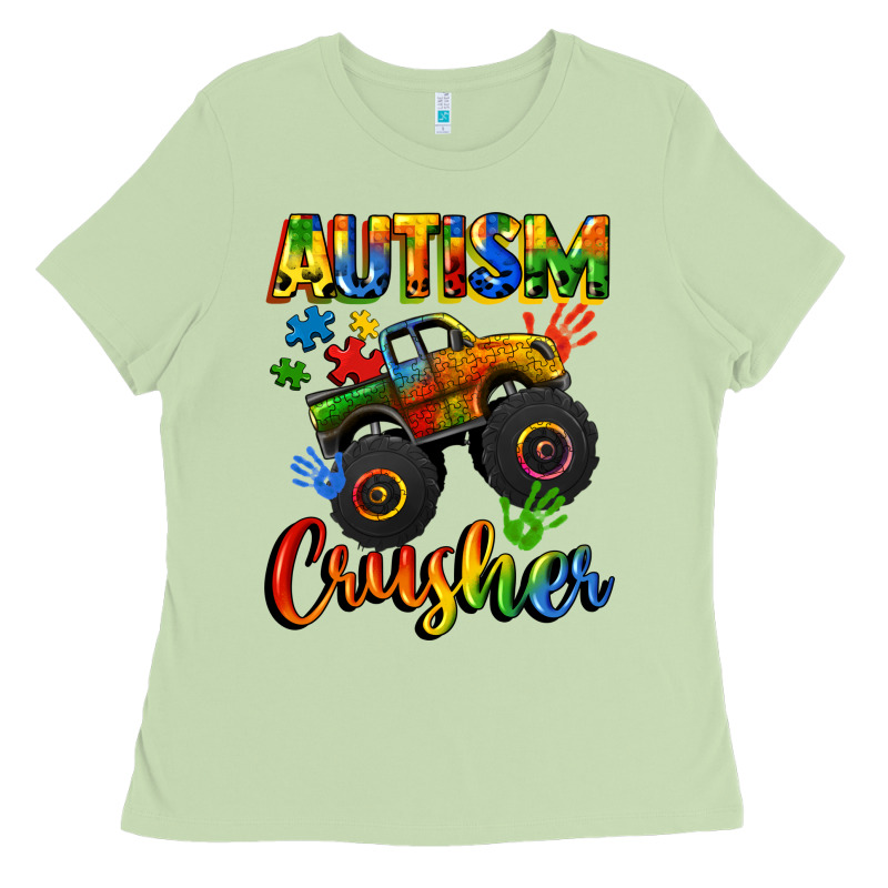 Autism Crusher Ladies Tee by CowGirlArtShop | Teevron