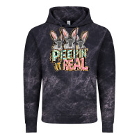 Cloud Black peepin' it real easter day Vintage Hoodie - FaDigitalArtStudio