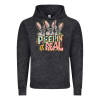 Vintage Black peepin' it real easter day Vintage Hoodie - FaDigitalArtStudio