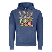 Vintage Denim peepin' it real easter day Vintage Hoodie - FaDigitalArtStudio
