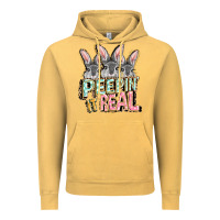 Vintage Mustard peepin' it real easter day Vintage Hoodie - FaDigitalArtStudio