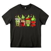 Asphalt grinch coffee cups Heavy Core Tee - texasbilliewilder