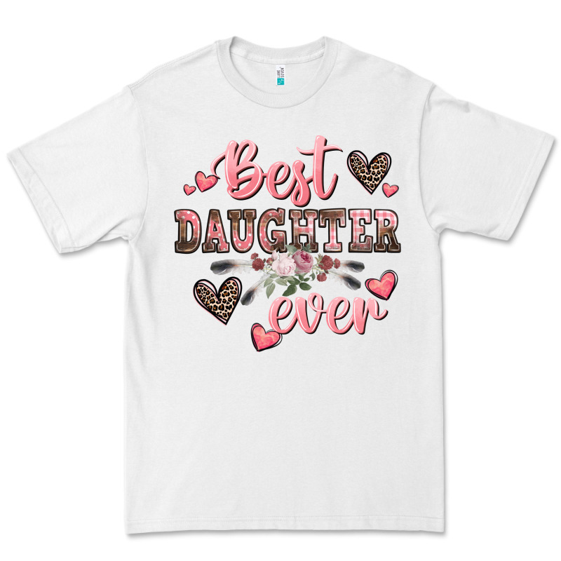 Best Daughter Ever Mother's Day Premium Tee by CowGirlArtShop | Teevron