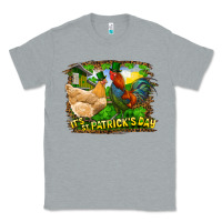 Heather Grey It's St. Patrick's Day Rooster And Chicken Classic Tee - RanaPortraitStore