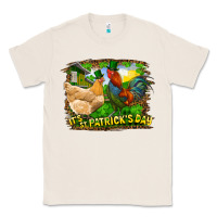 Natural It's St. Patrick's Day Rooster And Chicken Classic Tee - RanaPortraitStore