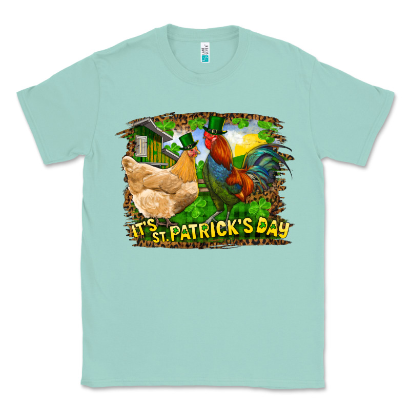 It's St. Patrick's Day Rooster And Chicken Classic Tee by RanaPortraitStore | Teevron