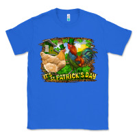 True Royal It's St. Patrick's Day Rooster And Chicken Classic Tee - RanaPortraitStore