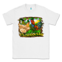 White It's St. Patrick's Day Rooster And Chicken Classic Tee - RanaPortraitStore