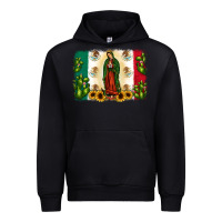 Black mexican flag our lady of guadalupe Urban Hoodie - JahusDesignShop