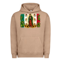 Pigment Burro mexican flag our lady of guadalupe Urban Hoodie - JahusDesignShop
