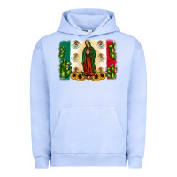 Pigment Grape Ice mexican flag our lady of guadalupe Urban Hoodie - JahusDesignShop