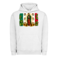 Pigment Lunar Rock mexican flag our lady of guadalupe Urban Hoodie - JahusDesignShop