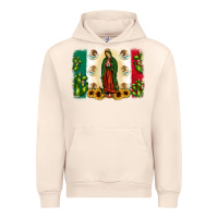 Sandshell mexican flag our lady of guadalupe Urban Hoodie - JahusDesignShop