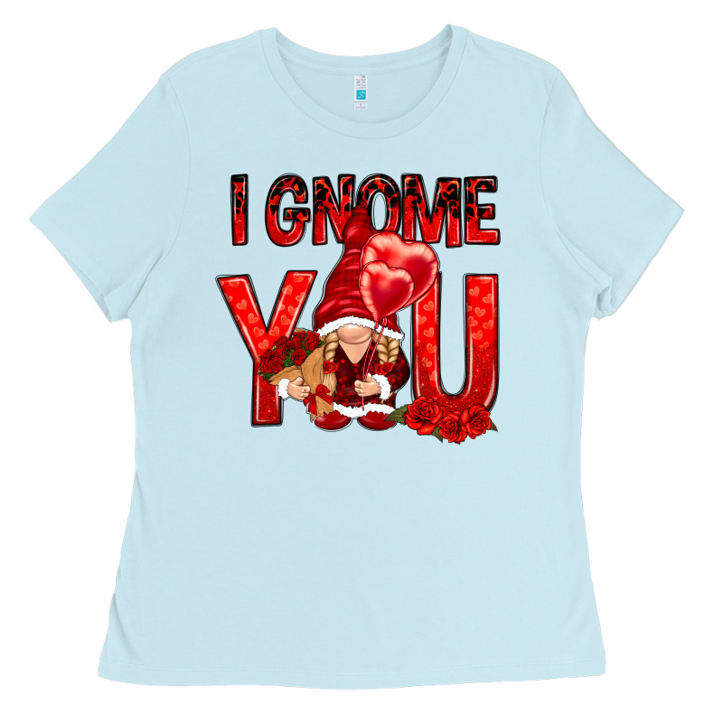 I Gnome You With Roses Valentine's Day Ladies Tee by HowdyJamesFarm | Teevron
