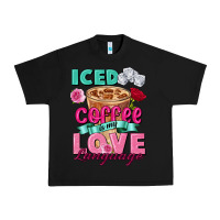 Black Iced Coffee is my love language Valentine's Day Urban Heavy Tee - FaDigitalArtStudio