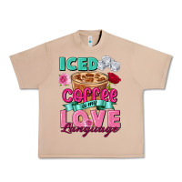 Burro Iced Coffee is my love language Valentine's Day Urban Heavy Tee - FaDigitalArtStudio