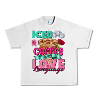 Iced Coffee Is My Love Language Valentine's Day Urban Heavy Tee | Teevron