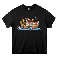 Black noahs ark Heavy Core Tee - texasbilliewilder