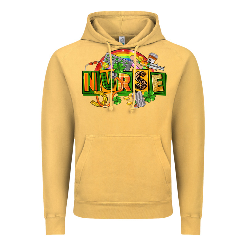 Nurse St Patricks Vintage Hoodie by FaDigitalArtStudio | Teevron