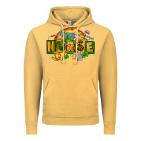 Vintage Mustard nurse st patricks Vintage Hoodie - FaDigitalArtStudio