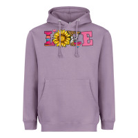 Lavender love sunflower valentines day Heavyweight Hoodie - AdoDesignShop