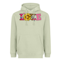 Matcha love sunflower valentines day Heavyweight Hoodie - AdoDesignShop