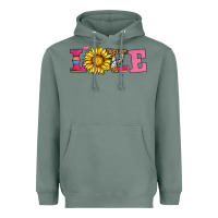 Sage love sunflower valentines day Heavyweight Hoodie - AdoDesignShop