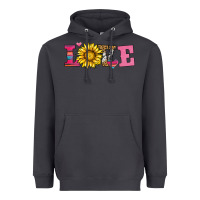 Smoke love sunflower valentines day Heavyweight Hoodie - AdoDesignShop