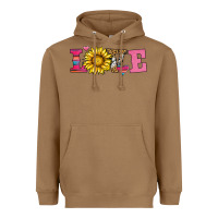 Love Sunflower Valentines Day Heavyweight Hoodie | Teevron
