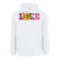 White love sunflower valentines day Heavyweight Hoodie - AdoDesignShop