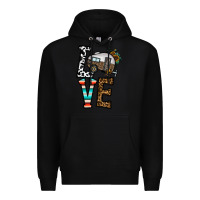Black love caravan Premium Hoodie - CowhideDigitalArt