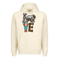 Sandshell love caravan Premium Hoodie - CowhideDigitalArt