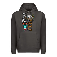 Smoke love caravan Premium Hoodie - CowhideDigitalArt