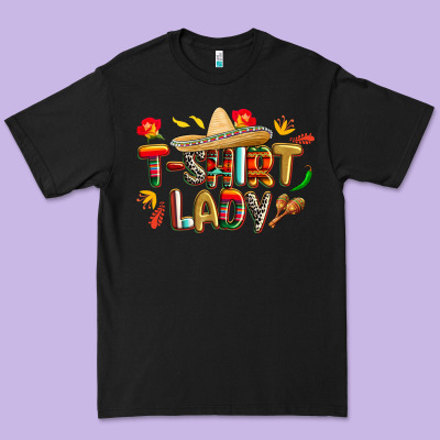 Cinco De Mayo Lady Premium Tee Designed By Cowgirlartshop