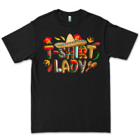 Black cinco de mayo lady Premium Tee - CowGirlArtShop