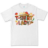 White cinco de mayo lady Premium Tee - CowGirlArtShop